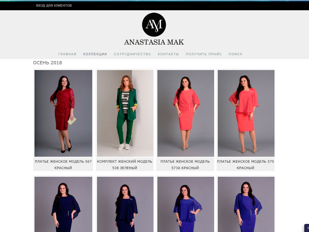 Создание сайта anastasiamak.by